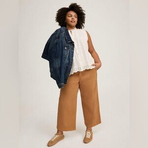 Torrid Tan Ankle Jeans size 12